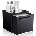 Acrylic Disposable Facial Towel Holder, Wall-Mounted Storage Box with Drawer