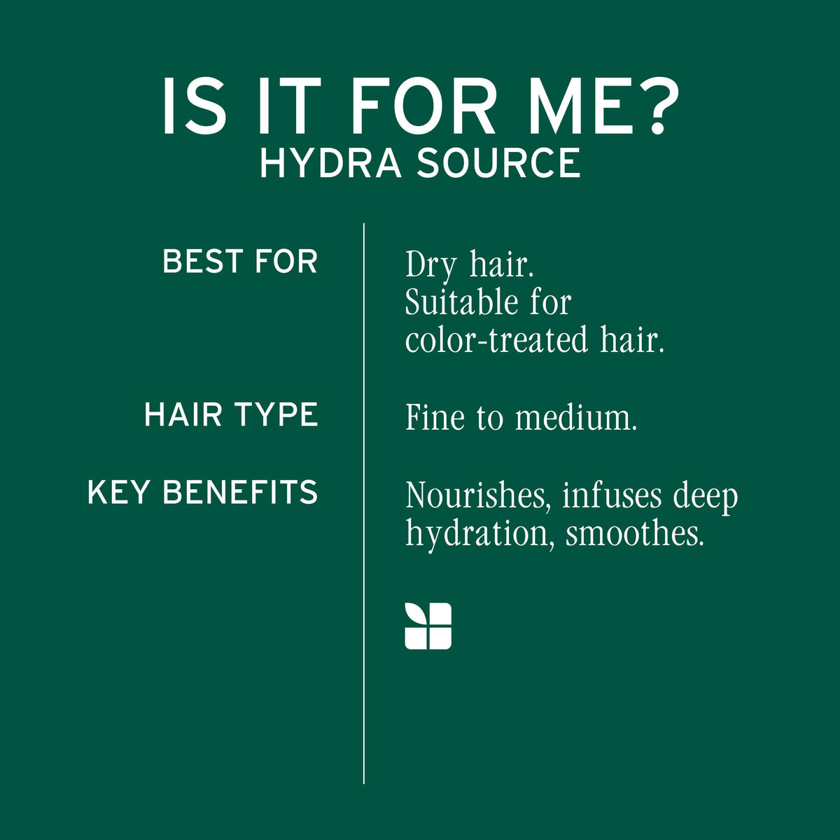 Biolage Hydra Source Leave-In Cream for Dry Hair, Aloe & Hyaluronic Acid, 6.8 Fl Oz