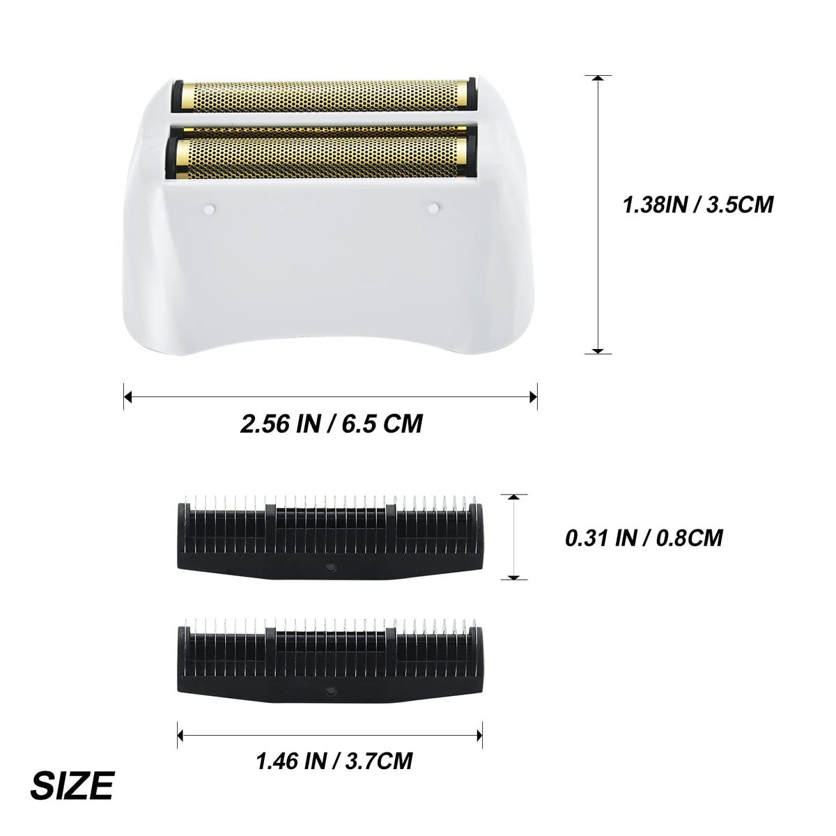 Gold Replacement Foil & Cutters for Andis #17155/#17150