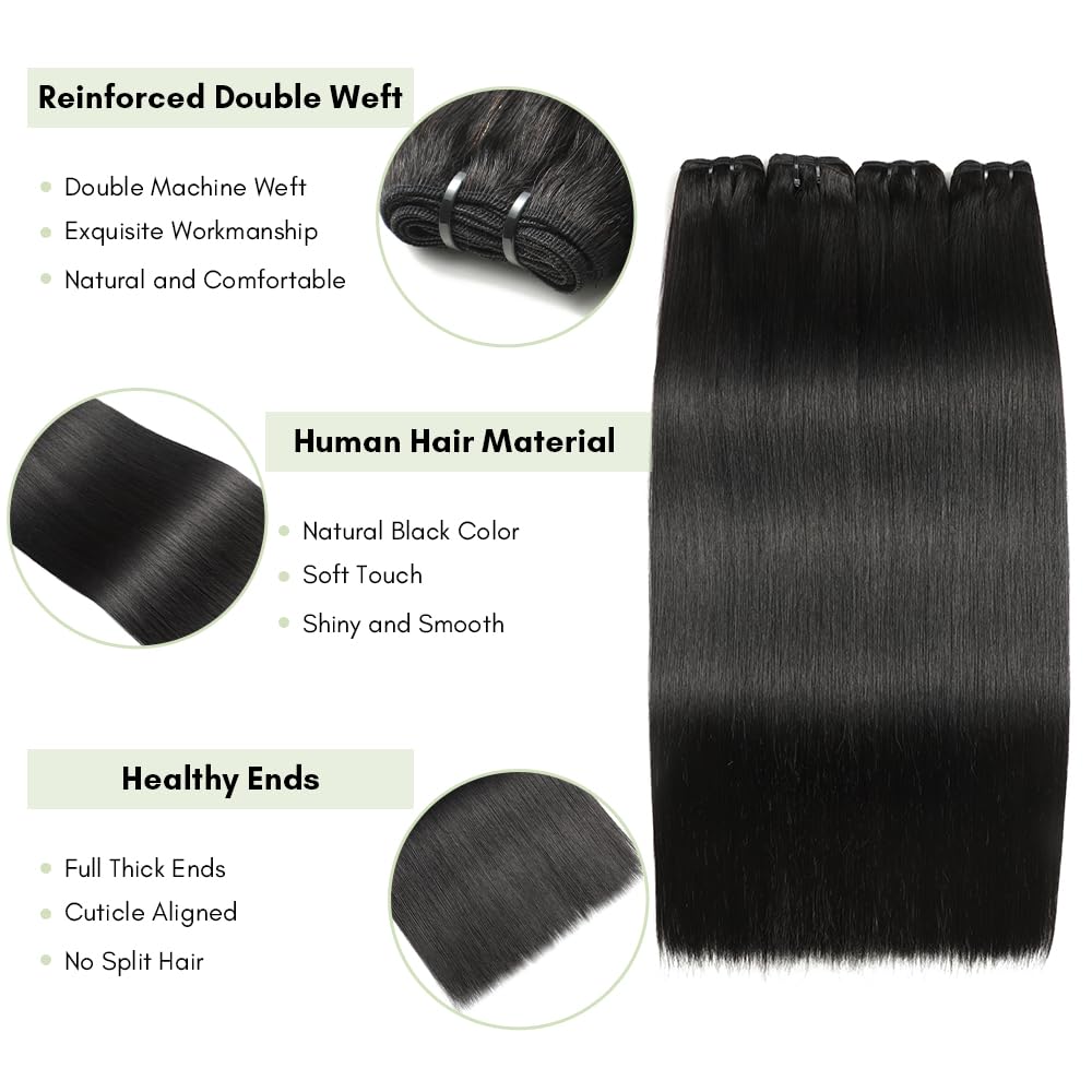 12A Grade Burmese Human Hair Straight Bundles