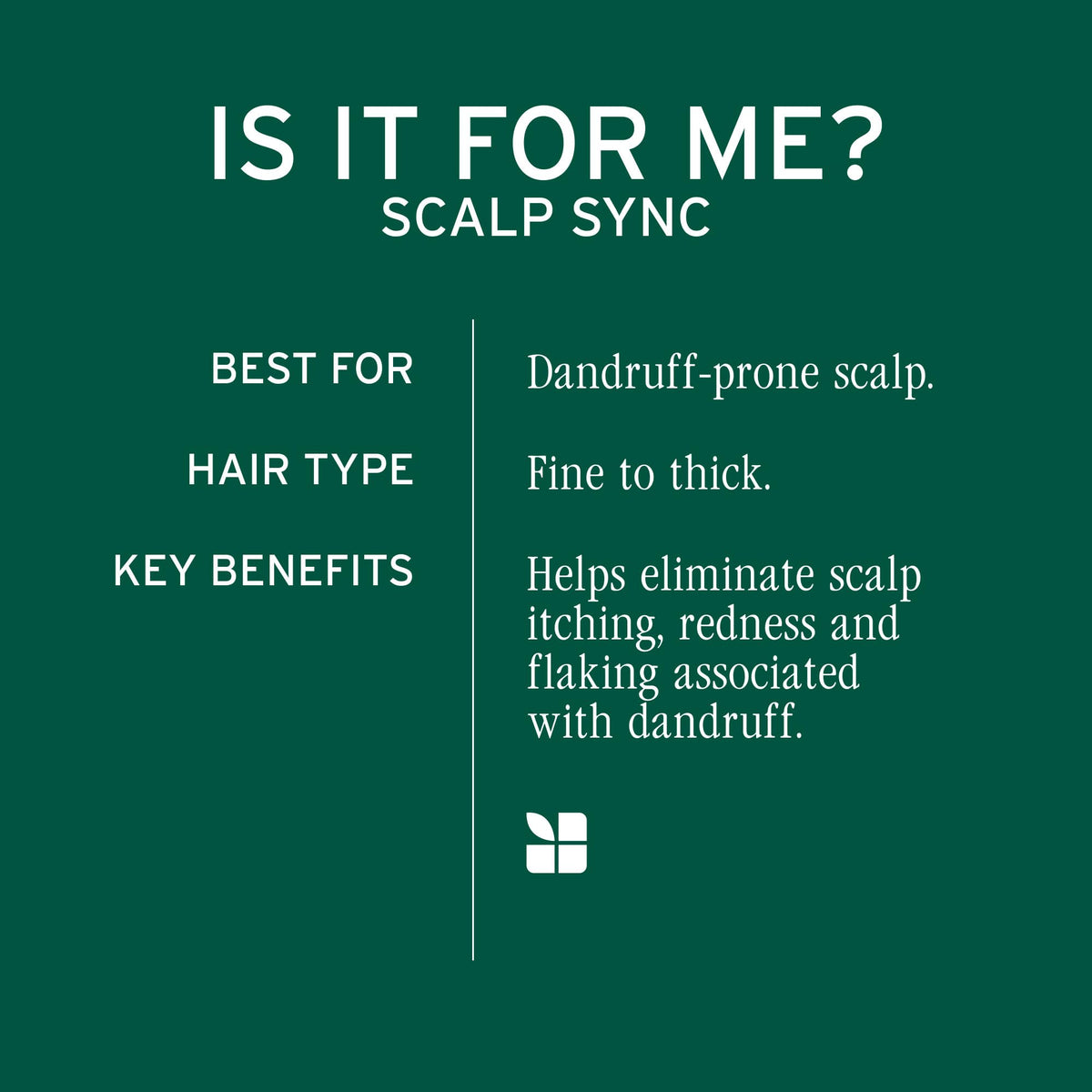 Biolage Scalp Sync Anti-Dandruff Shampoo - Dandruff Relief & Scalp Care