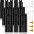 Beieverluck Refillable Travel Perfume Atomizer Bottles, 8 mL, Black, 15 Pieces