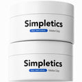 Simpletics Hair Clay for Men, Vanilla Scent, Matte Strong-Hold Styling Clay, 2 oz