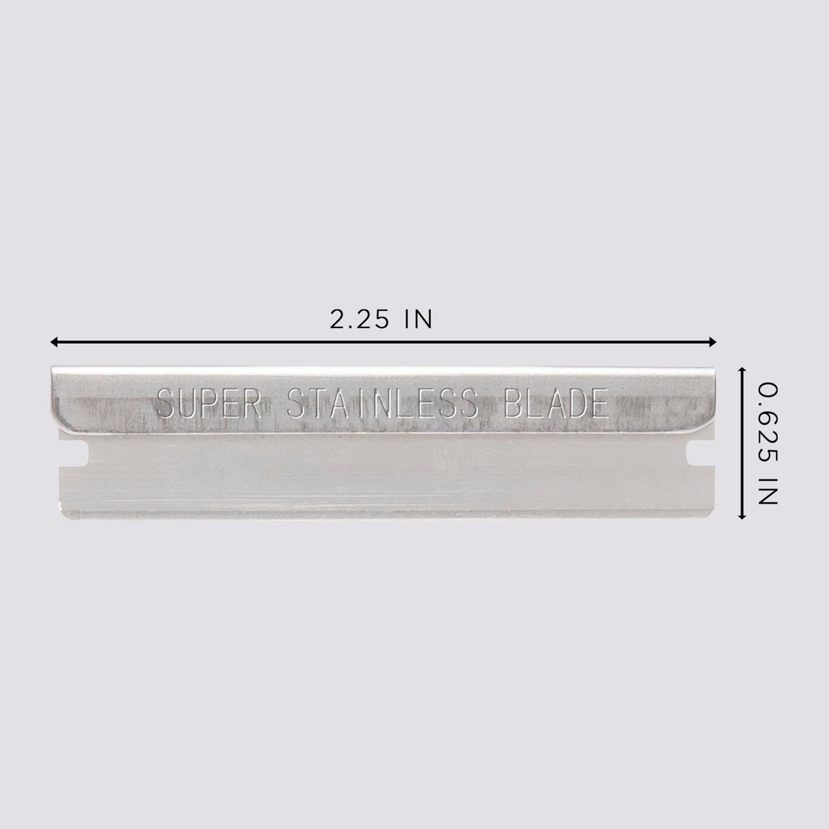 Diane Polymer-Coated Stainless Steel Hair Shaper Razor Blades, 60-Pack