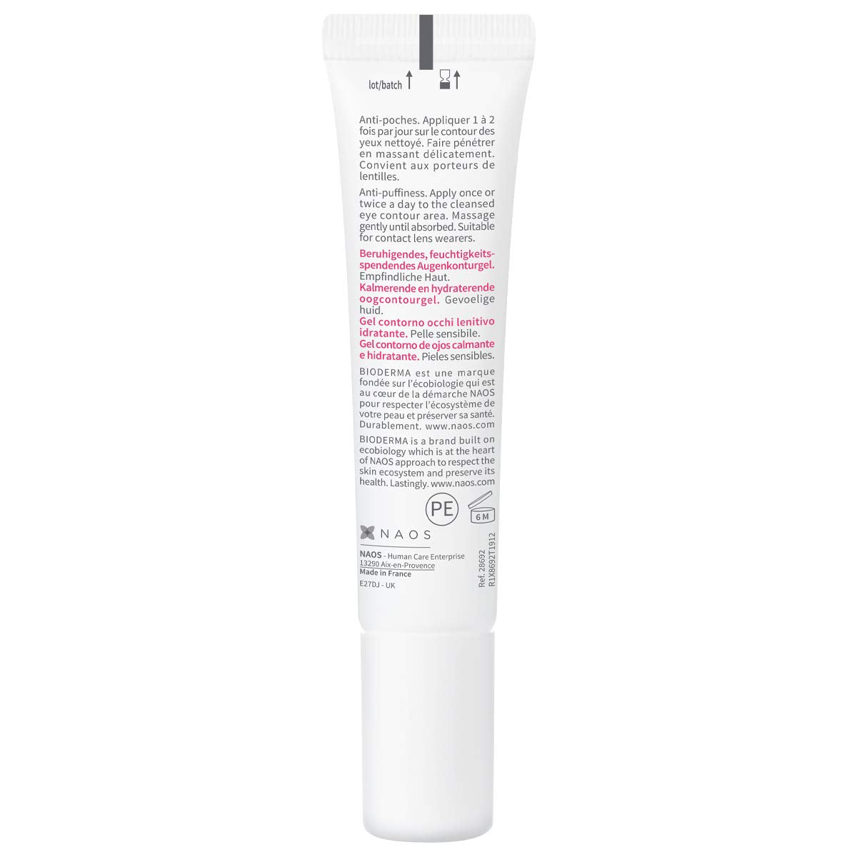 Bioderma Sensibio Soothing Moisturizing Eye Gel for Sensitive Skin