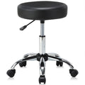KLASIKA Adjustable Hydraulic Rolling Swivel Stool Chair with Cushion and Wheels