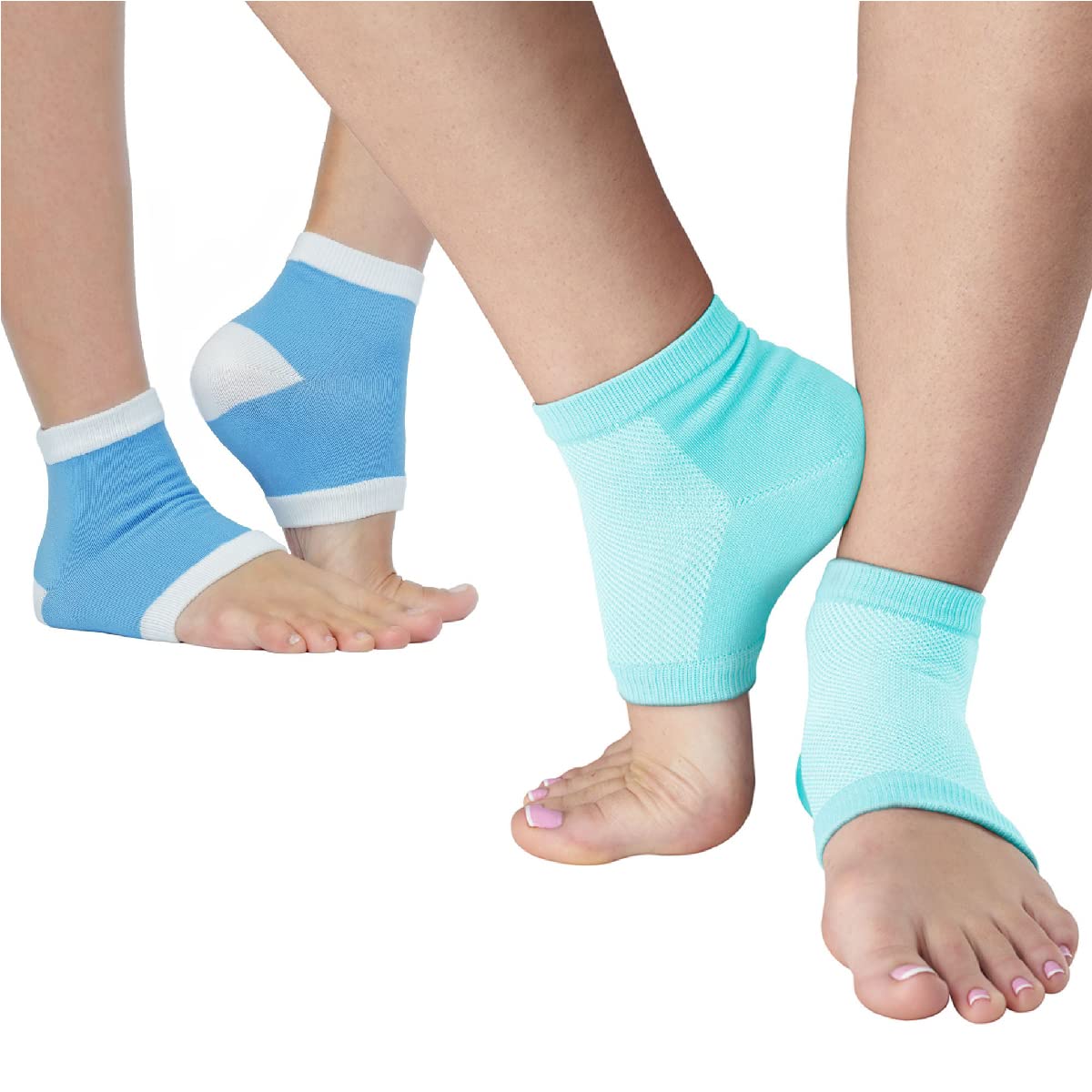 NatraCure Intensive & Vented Moisturizing Gel Heel Sleeve Combo Pack
