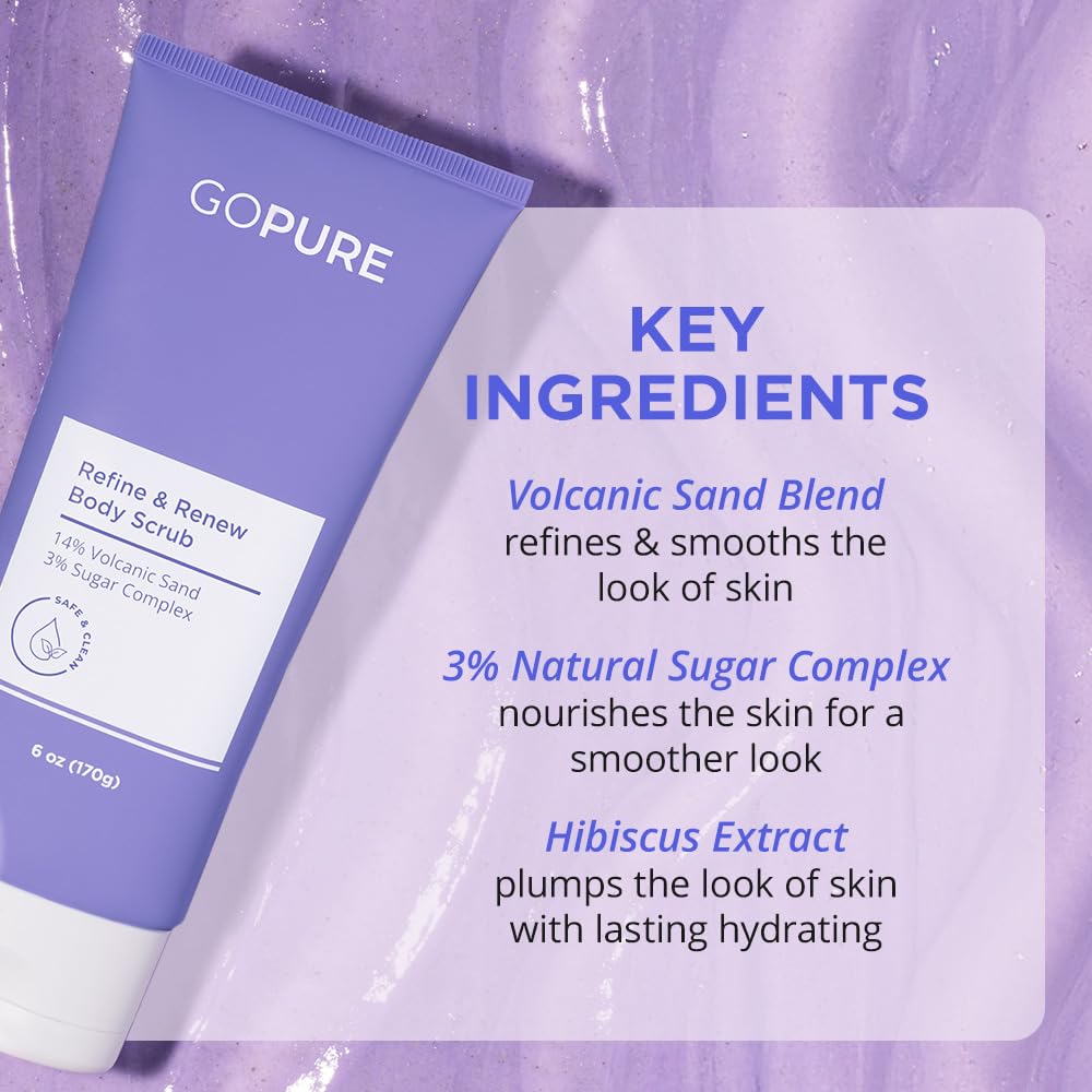GOPURE Refine & Renew Hydrating Body Scrub