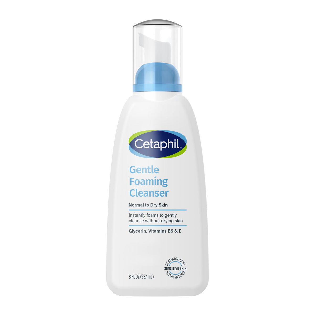 Cetaphil Gentle Foaming Facial Cleanser, Fragrance Free, Sensitive Skin