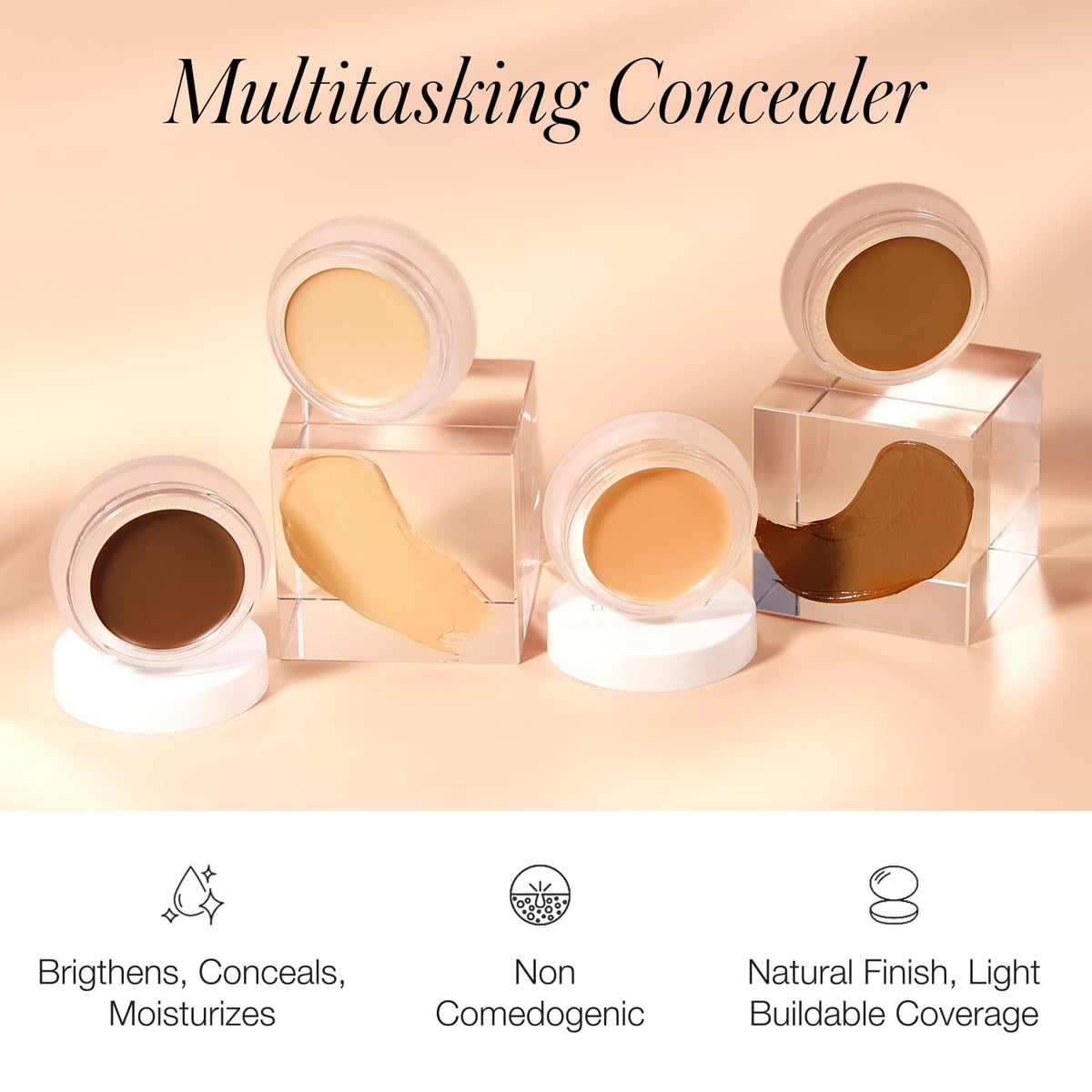 RMS Beauty UnCoverup Cream Concealer, Buildable Hydrating Coverage