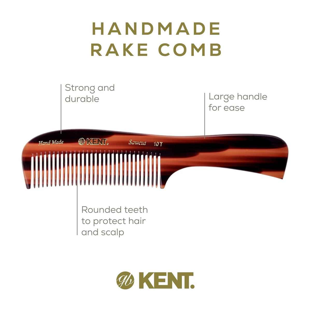 Kent 10T Wide Tooth Detangling Comb