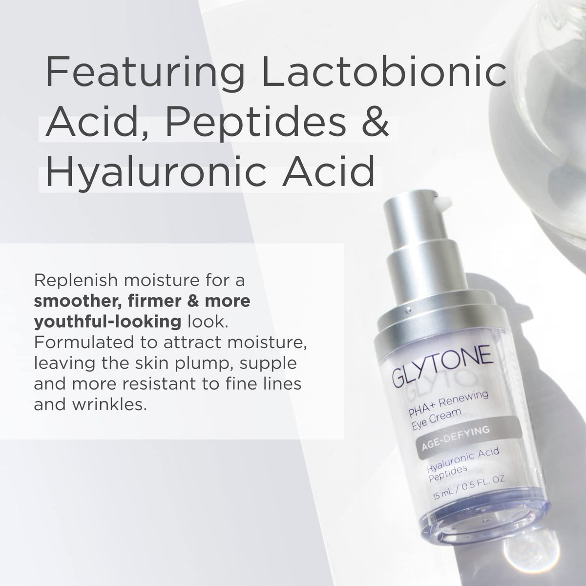 Glytone Age-Defying PHA+ Renewing Eye Cream with Hyaluronic Acid
