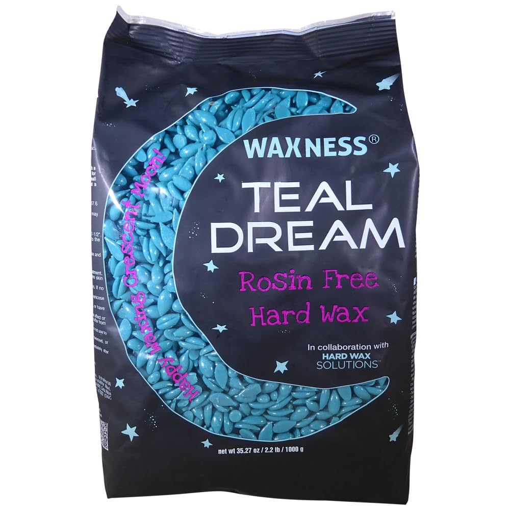 Waxness Teal Dream Rosin-Free Hard Wax Beads