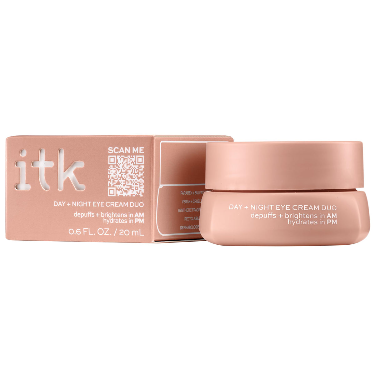 ITK Skincare Eye Cream Set with Caffeine, Vitamin C and Ceramides