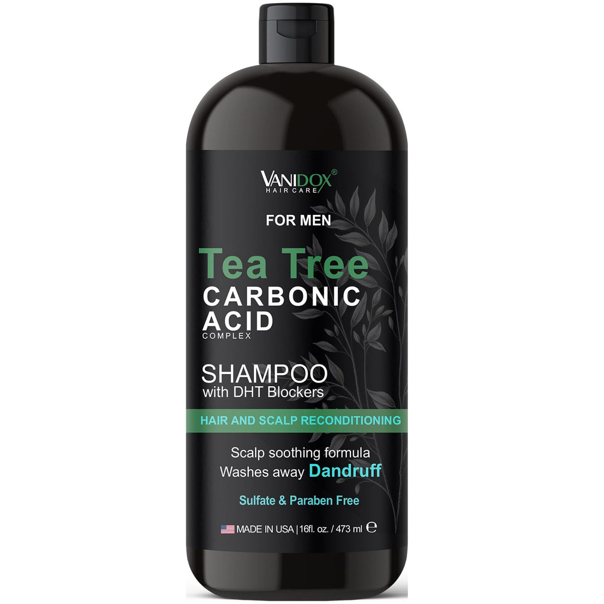 VANIDOX Carbonic Acid Shampoo with DHT Blockers, Biotin & Scalp Care