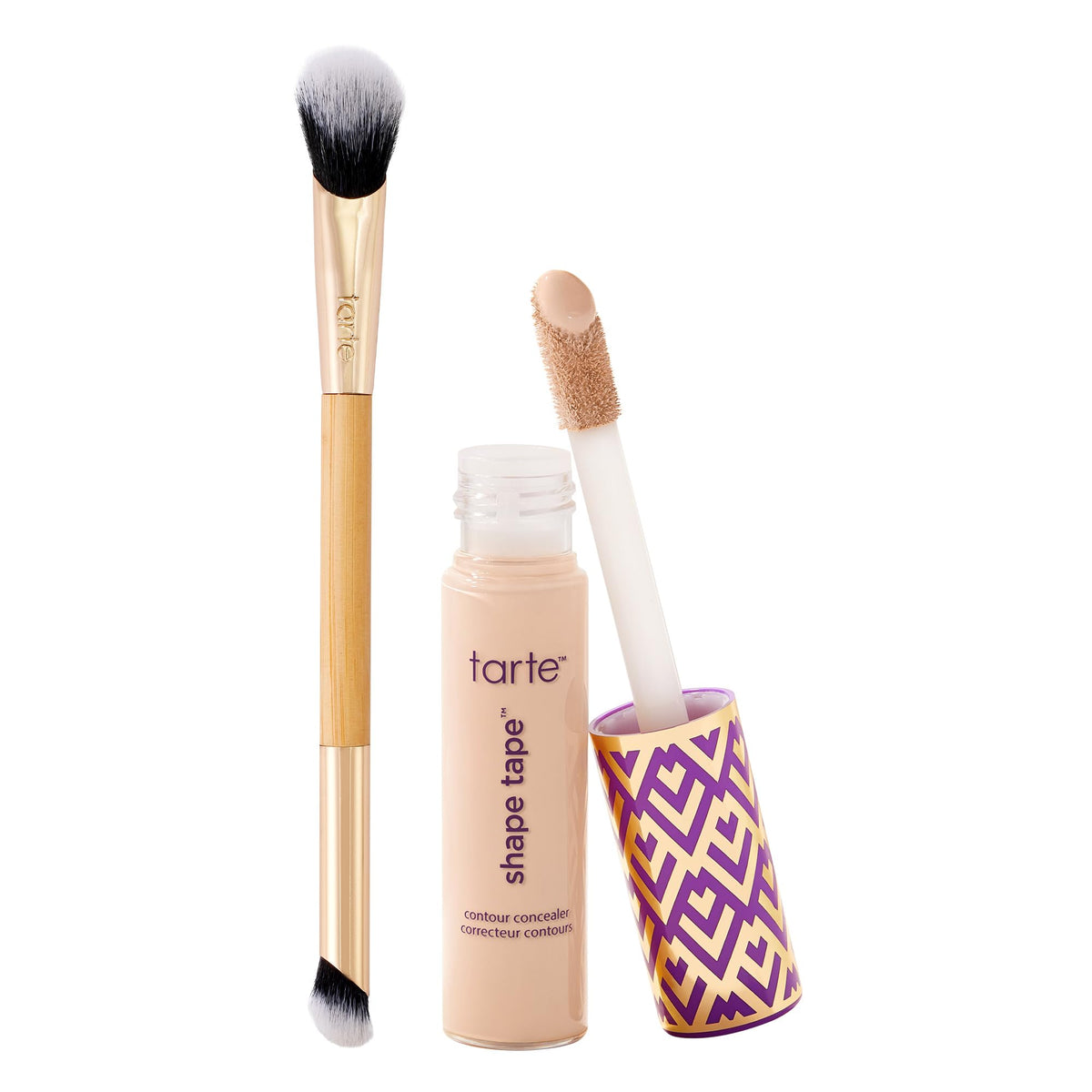 Tarte Shape Tape Full-Coverage Concealer with Double-Ended Brush