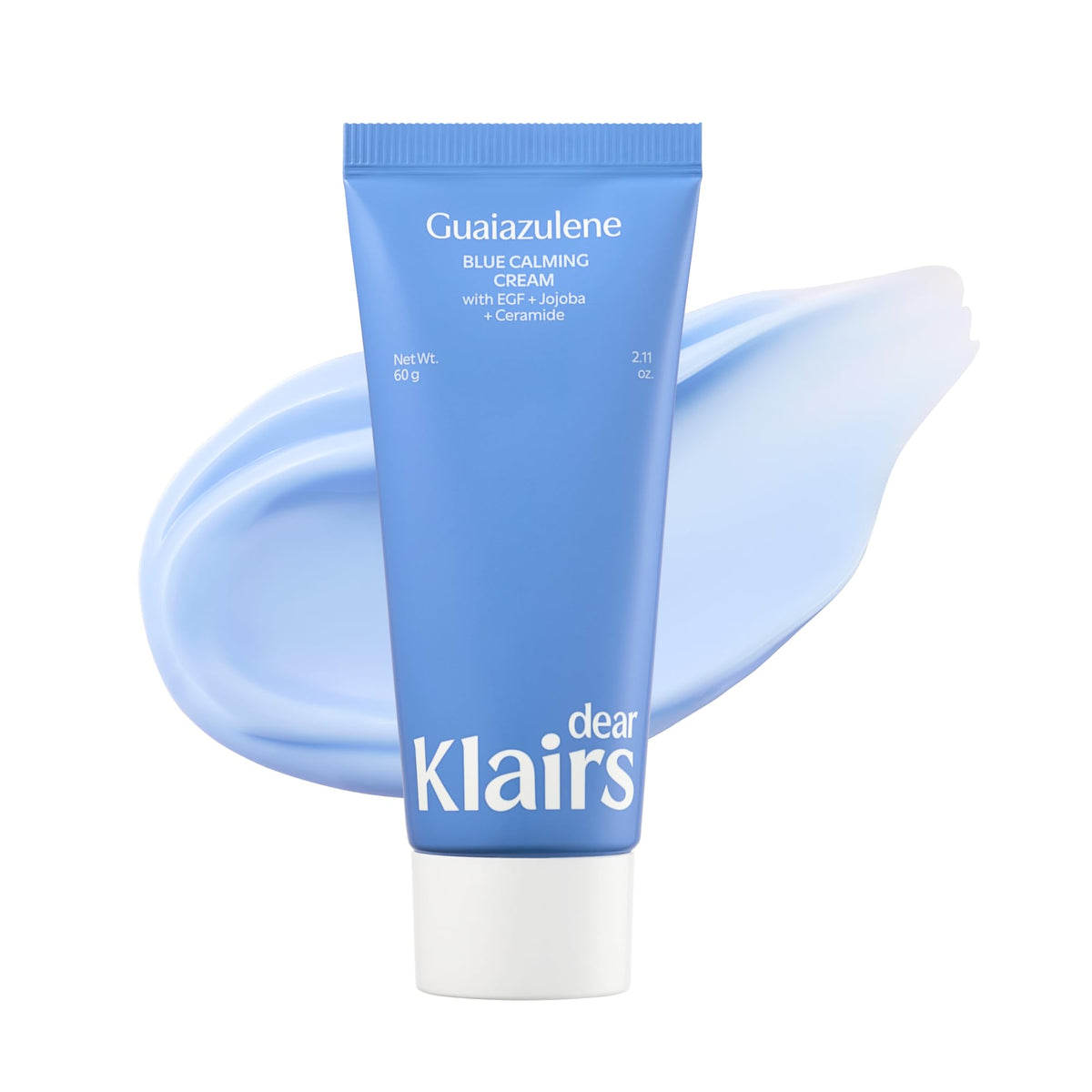 DearKlairs Blue Calming Cream Face Moisturizer for Redness Relief