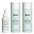 Hims & Hers Triple Threat Hair Care Set with 2% Minoxidil