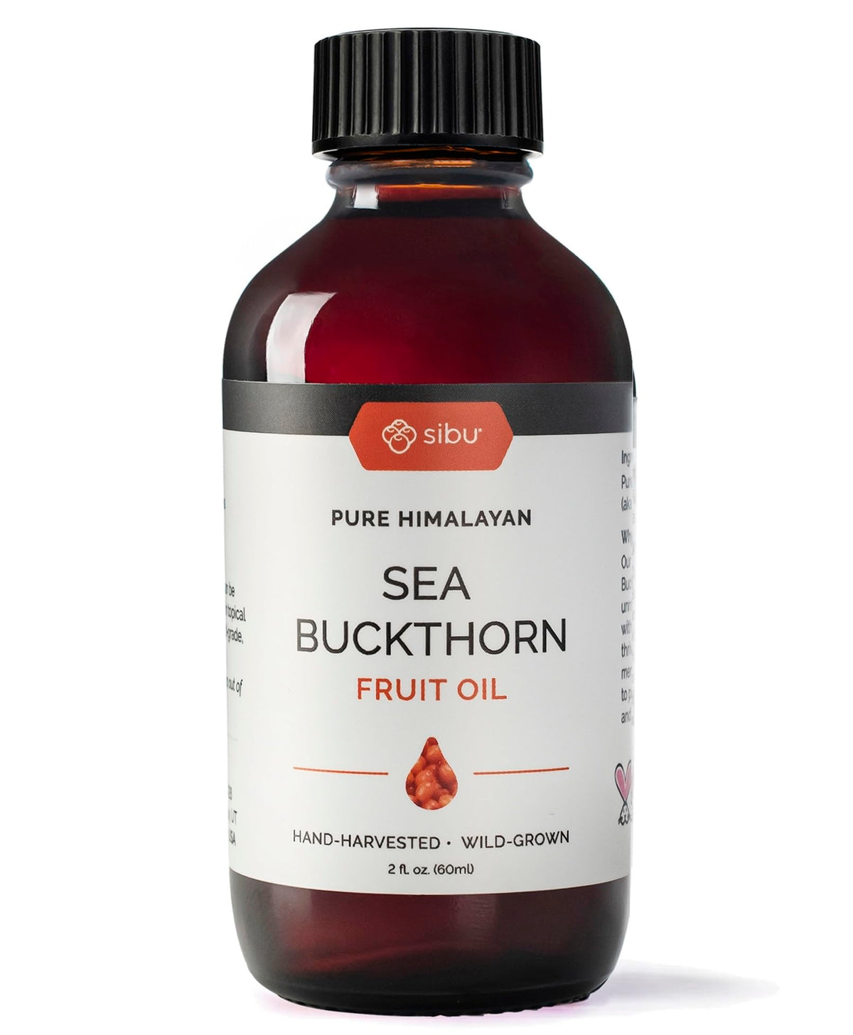 SIBU Premium Himalayan Omega-7 Sea Buckthorn Fruit Oil