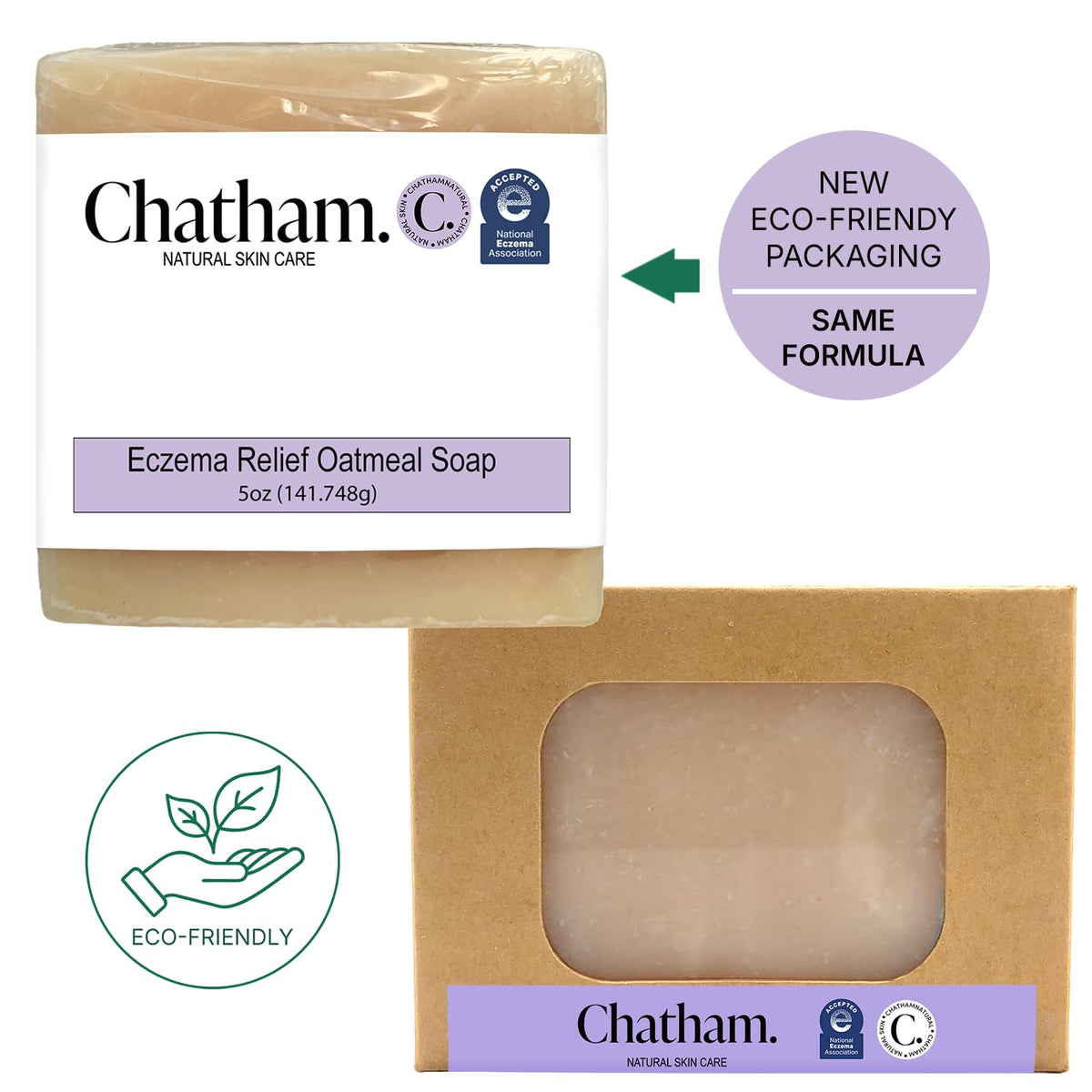 Chatham Natural Eczema Relief Oatmeal Soap