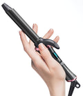 CIVEYA Mini Dual Voltage Travel Curling Iron with Ceramic Barrel