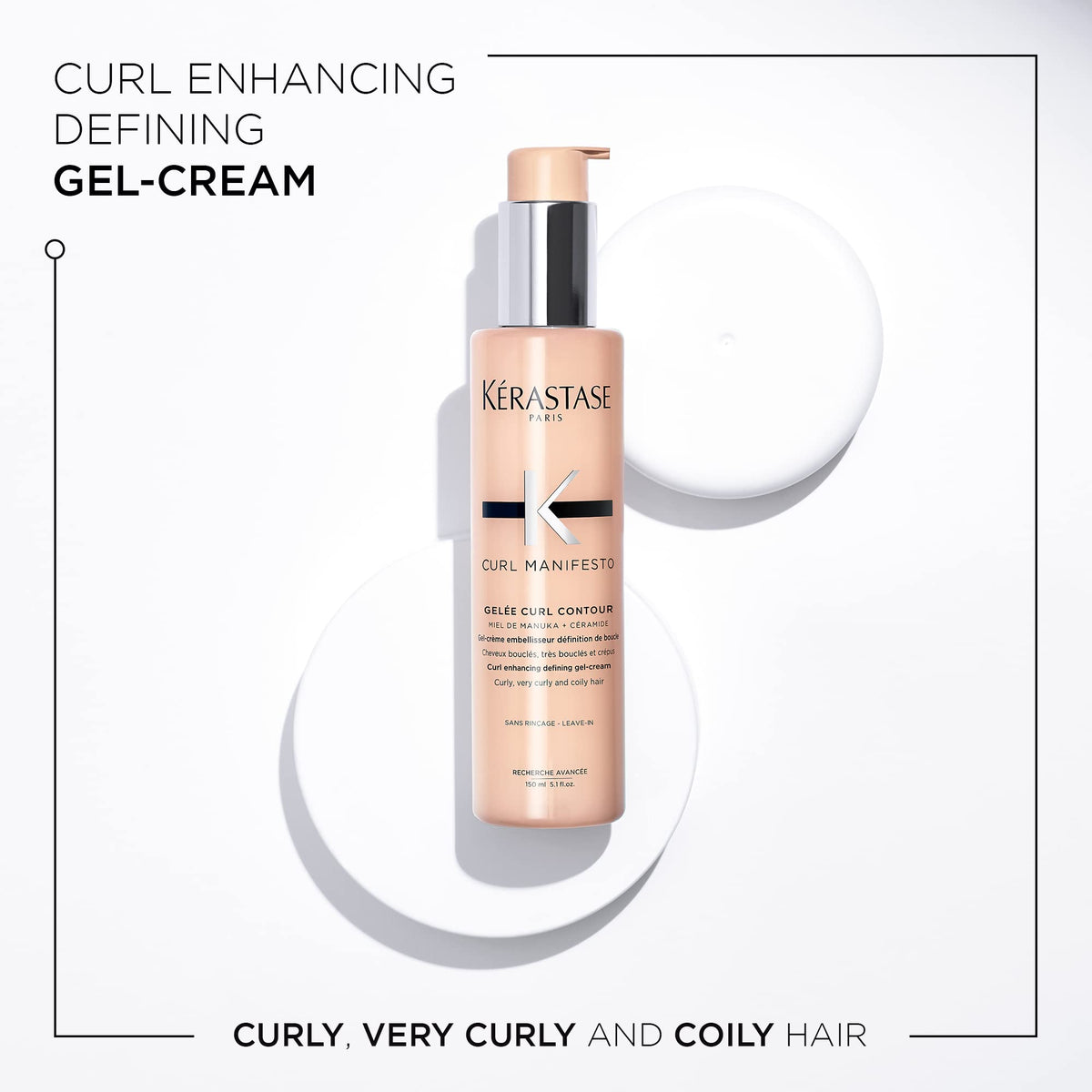 Kérastase Curl Manifesto Gelée Curl Contour Hair Serum, 5.1 Fl Oz