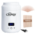 Podoy Mini Wax Warmer for Facial Hair Removal with Digital Display