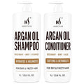 HerStyler Argan Oil Shampoo & Conditioner Set, Rosemary Mint, 33.8 Fl Oz
