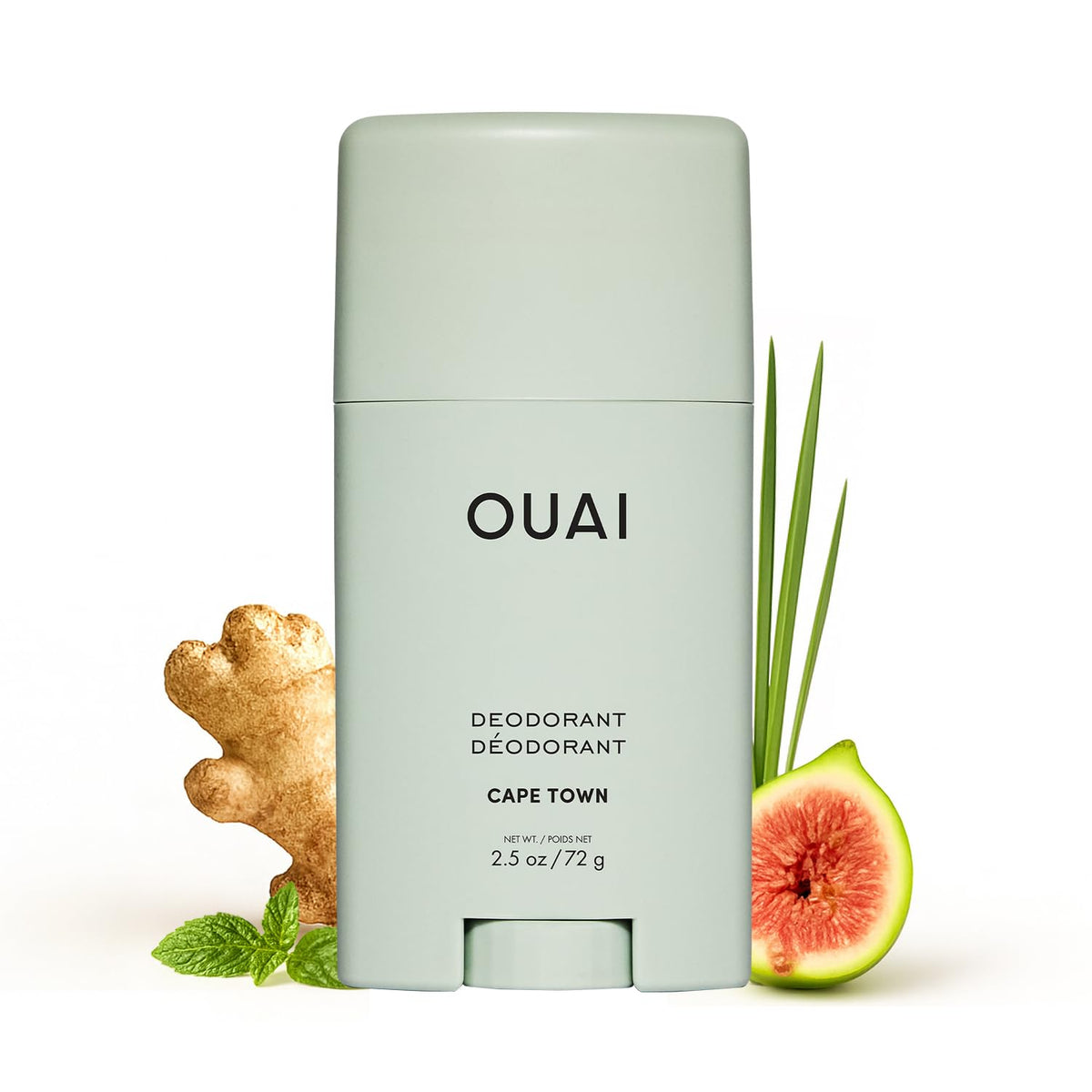 OUAI Aluminum-Free Deodorant for Women, Clear Application, 24-Hour Odor Control