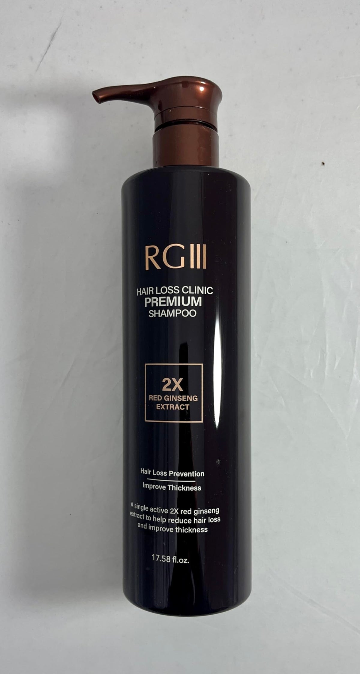 RG3 RGIII Premium Hair Loss Clinic Shampoo