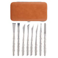 8-Piece Stainless Steel Pedicure Foot File and Callus Remover Set