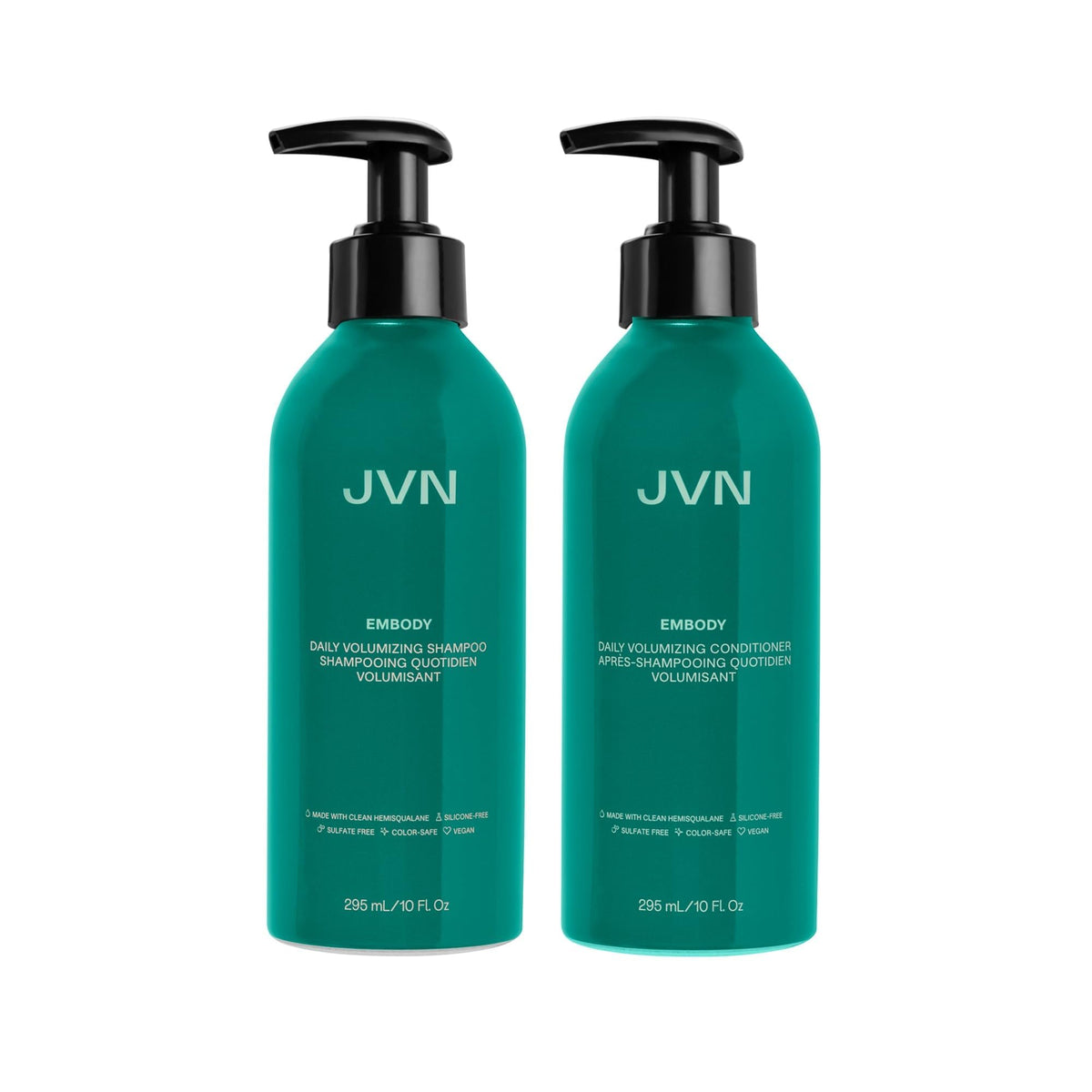 JVN Embody Volumizing Shampoo & Conditioner Set, 20 Fl Oz