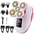 5-in-1 Electric Razor for Women, Wet/Dry Rechargeable Lady Shaver