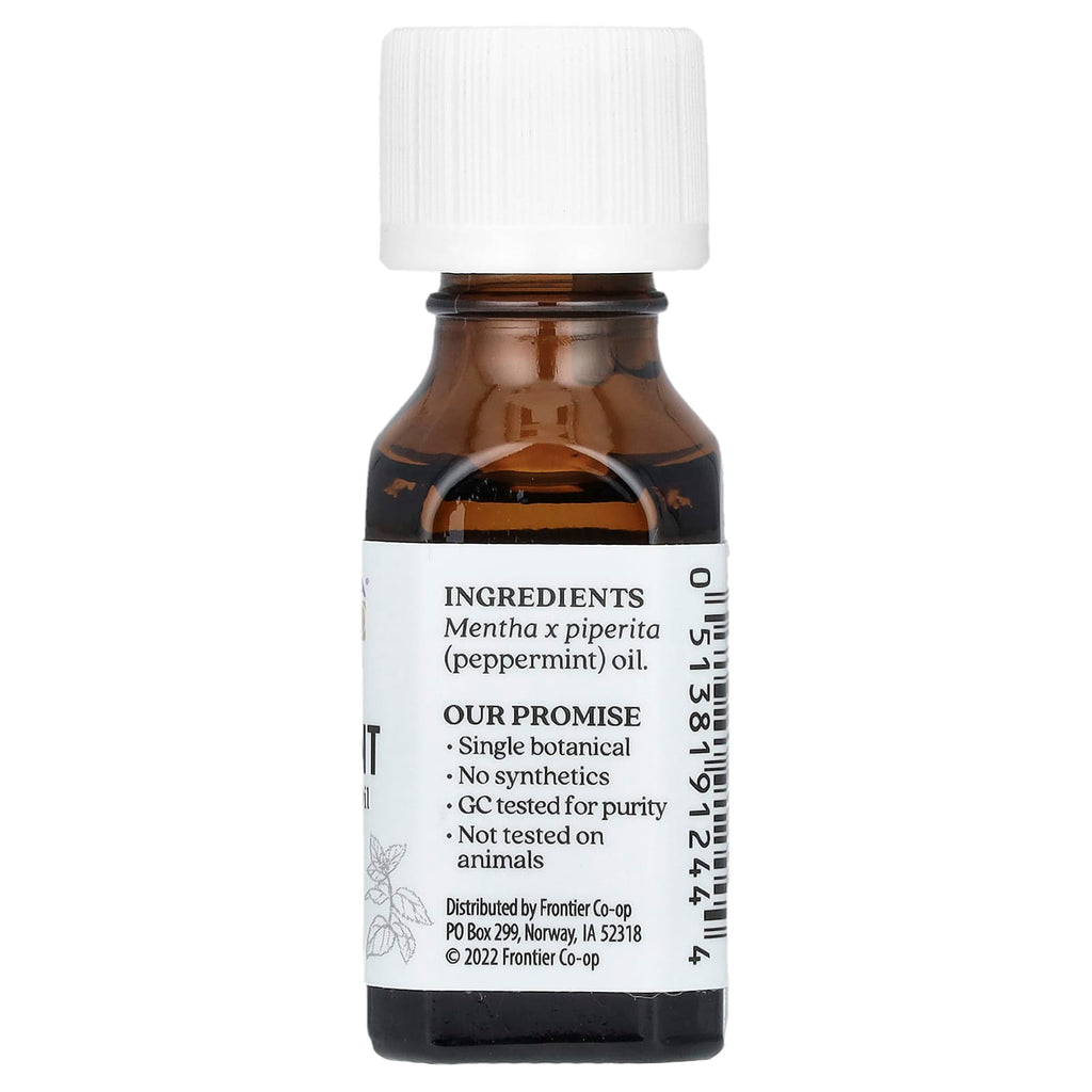 Aura Cacia, Pure Essential Oil, Sweet Peppermint, 0.5 fl oz (15 ml)