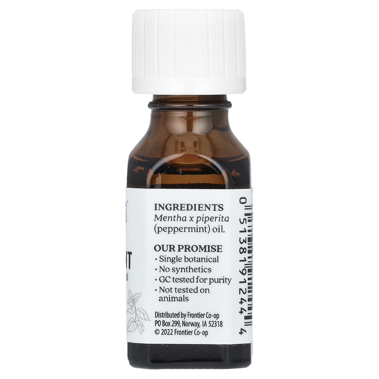 Aura Cacia, Pure Essential Oil, Sweet Peppermint, 0.5 fl oz (15 ml)
