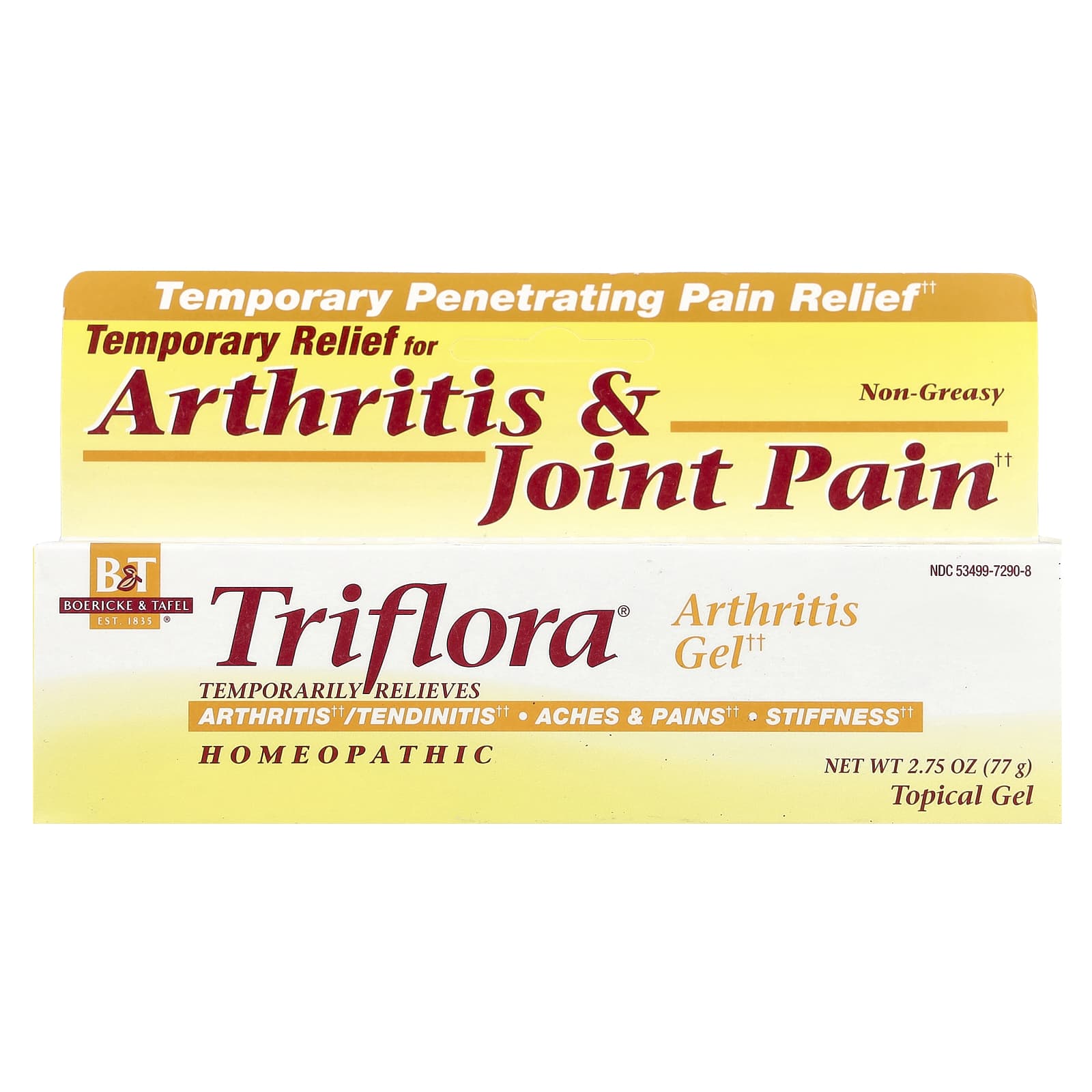 Boericke & Tafel, Triflora® Arthritis Gel, 2.75 oz (77 g)