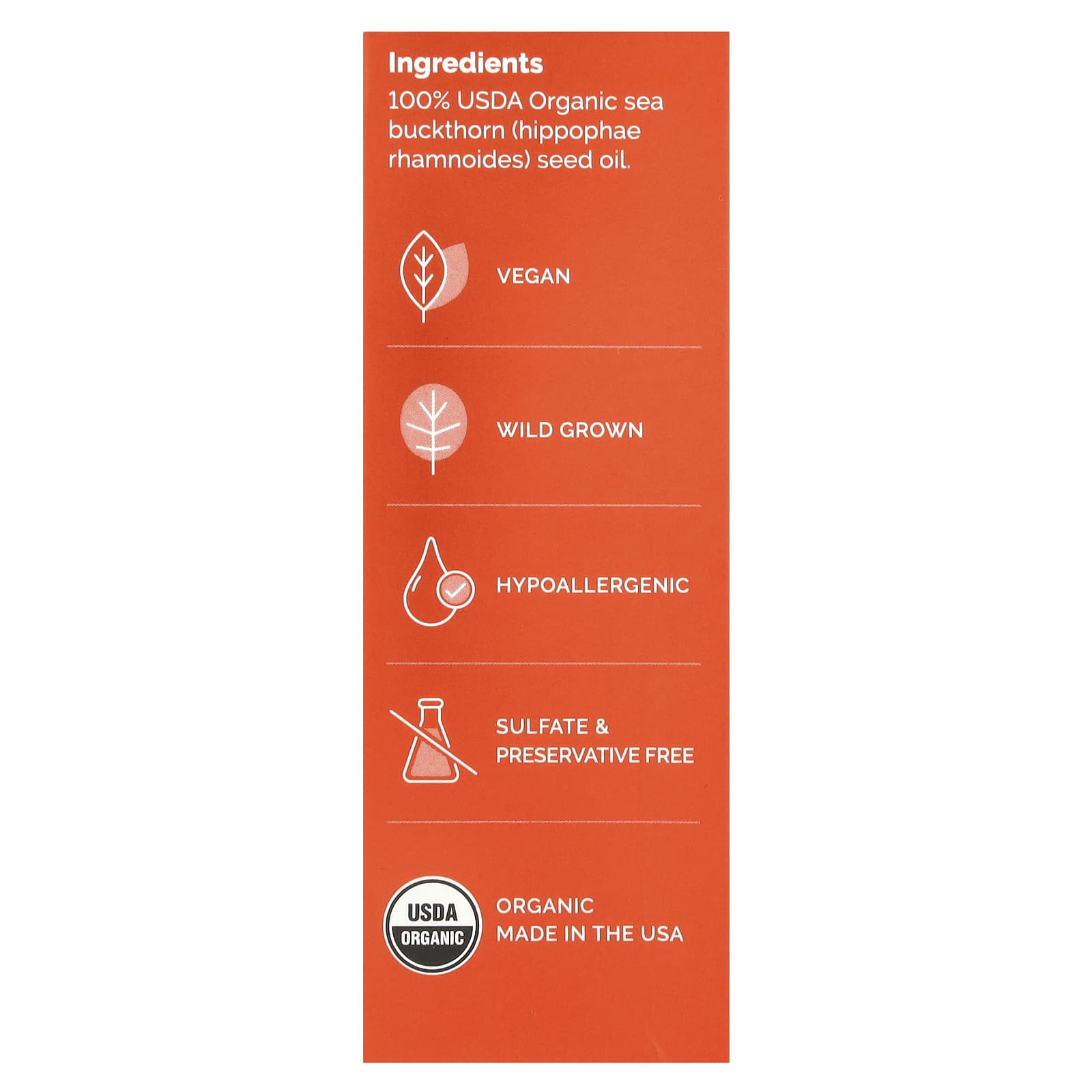 Sibu Beauty, Sea Berry Seed Oil, 1 fl oz (30 ml)