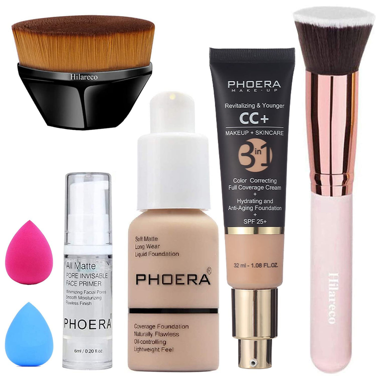 PHOERA CC+ Cream Full-Coverage Color Correcting Foundation