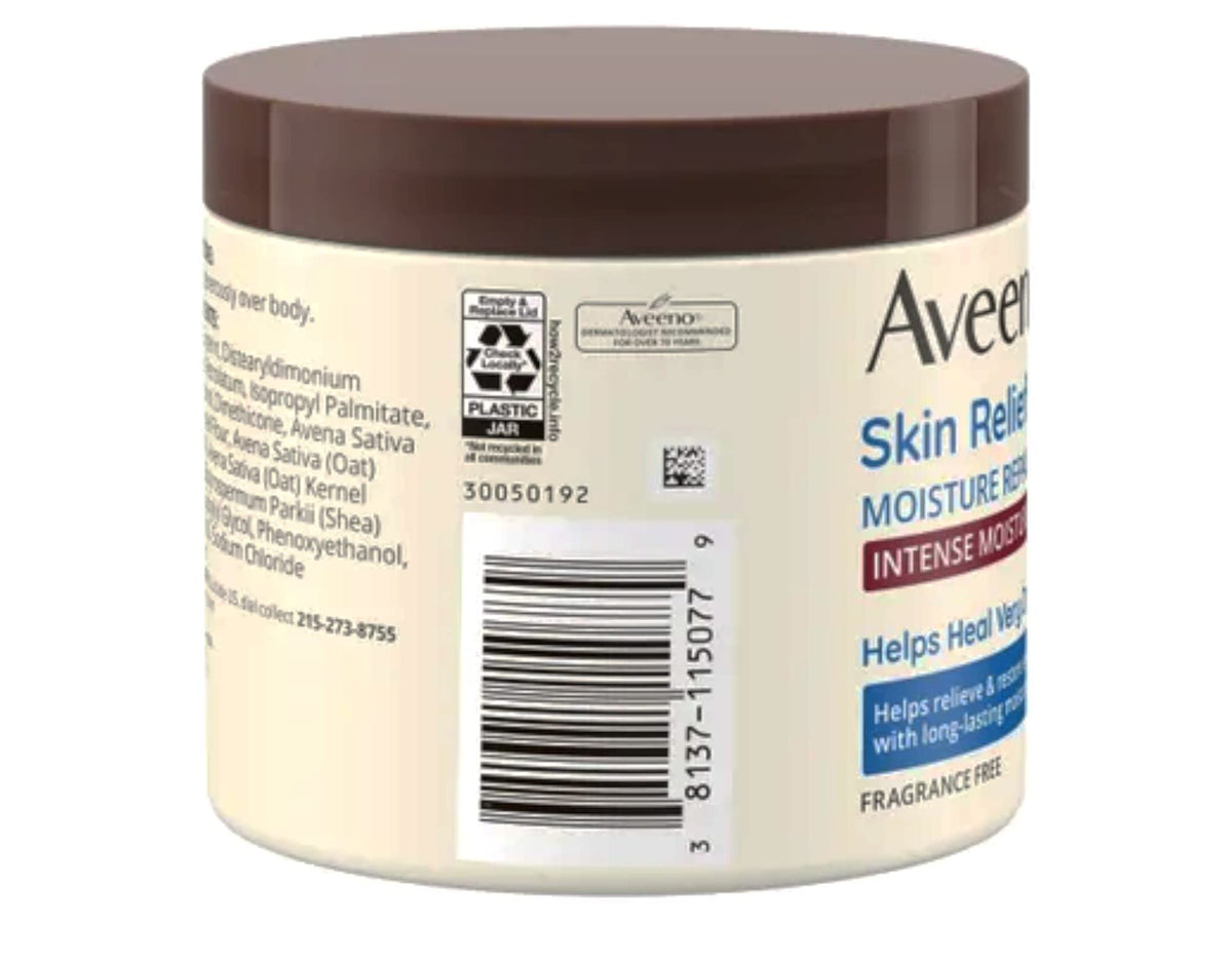 Aveeno Skin Relief Intense Moisture Repair Cream, 11 oz, Pack of 3