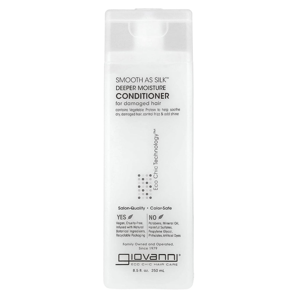Giovanni, Smooth As Silk™, Deeper Moisture Conditioner, For Damaged Hair, 8.5 fl oz (250 ml)