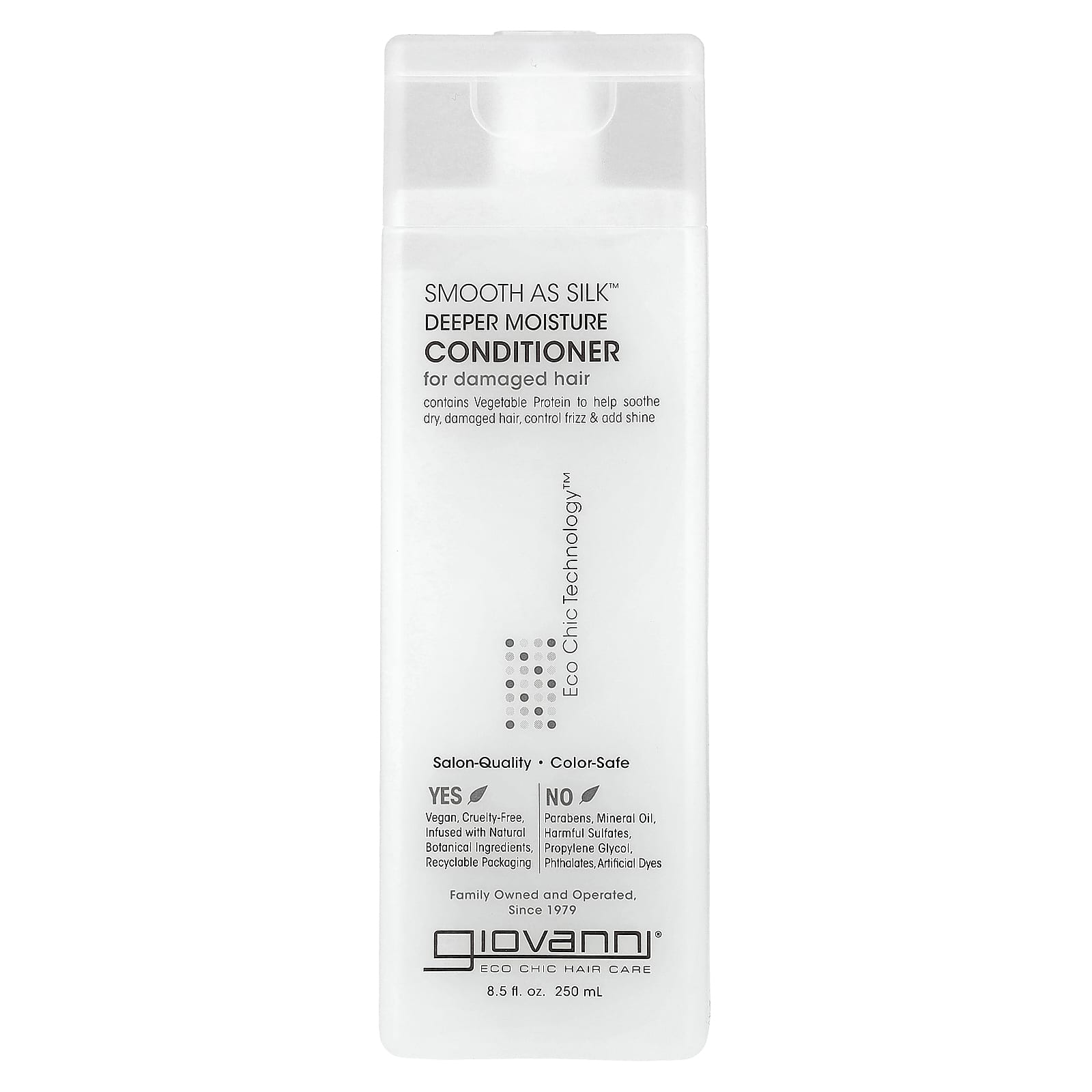 Giovanni, Smooth As Silk™, Deeper Moisture Conditioner, For Damaged Hair, 8.5 fl oz (250 ml)