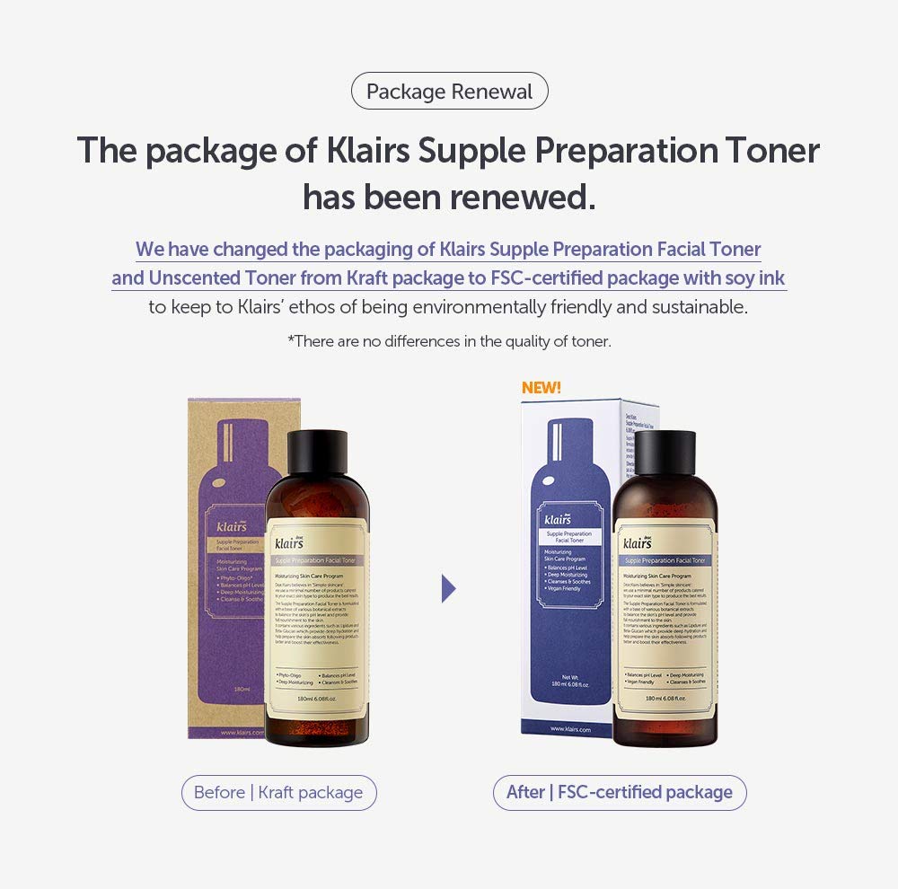 DearKlairs Supple Preparation Facial Toner – Hydrating pH-Balancing Formula