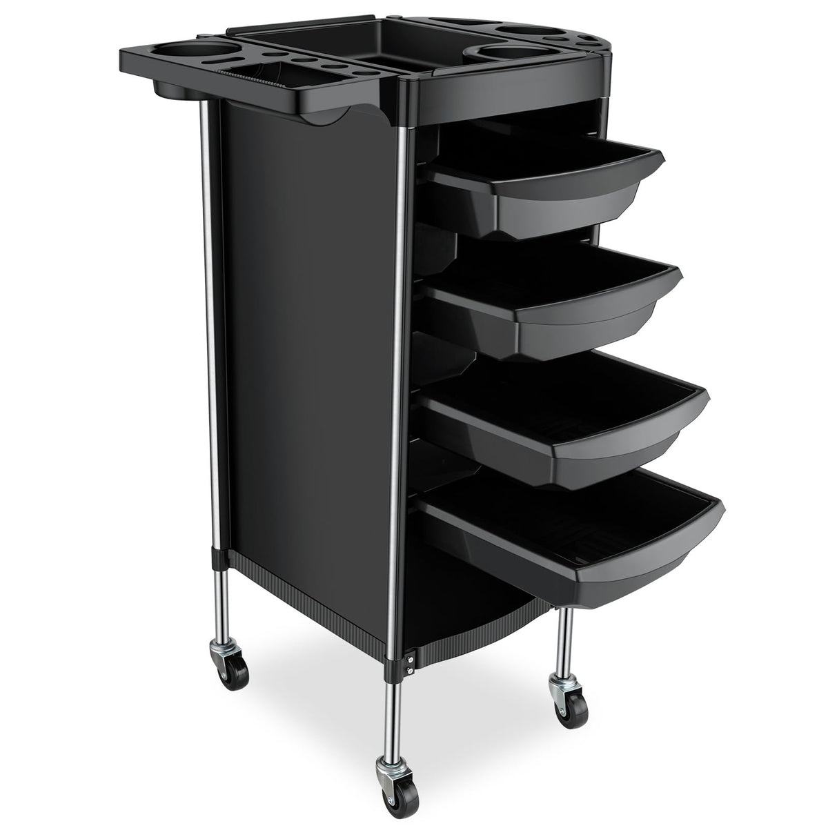 Noverlife 6-Layer Hair Salon Storage Tool Cart with Wheels