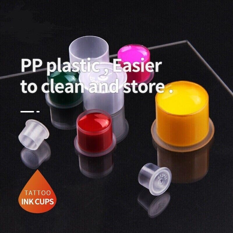 Jconly Disposable Tattoo Ink Cups with Base