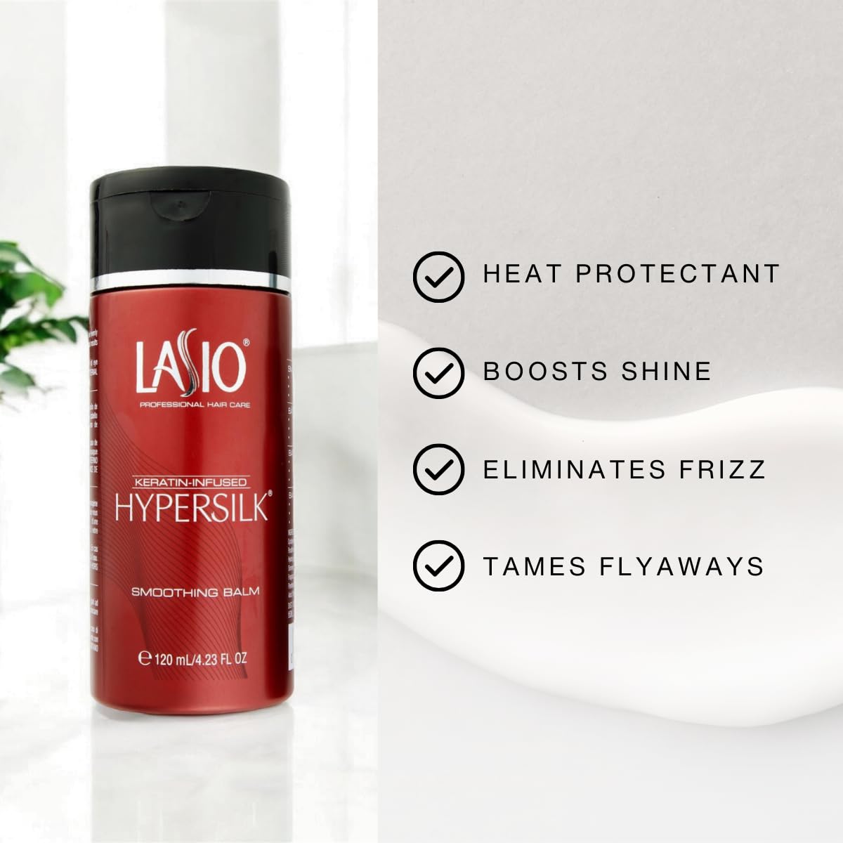 Lasio Keratin-Infused Hypersilk Smoothing Balm 4.23 oz