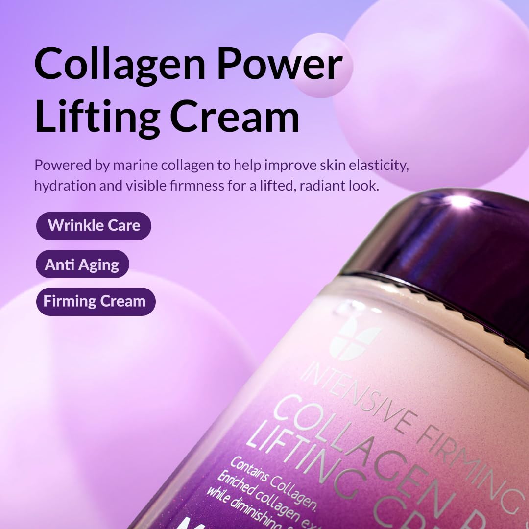 MIZON Marine Collagen Power Lifting Cream with Peptides and Hyaluronic Acid