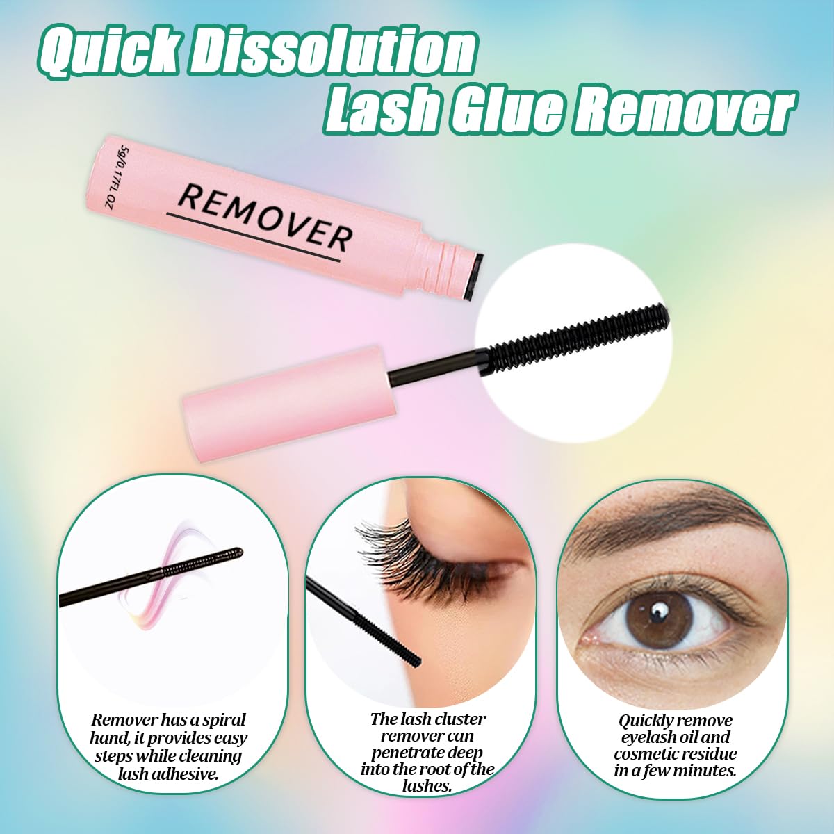 DIY Eyelash Extension Kit with 280 PCS Cluster Lashes, Cleanser, Fan & Tools