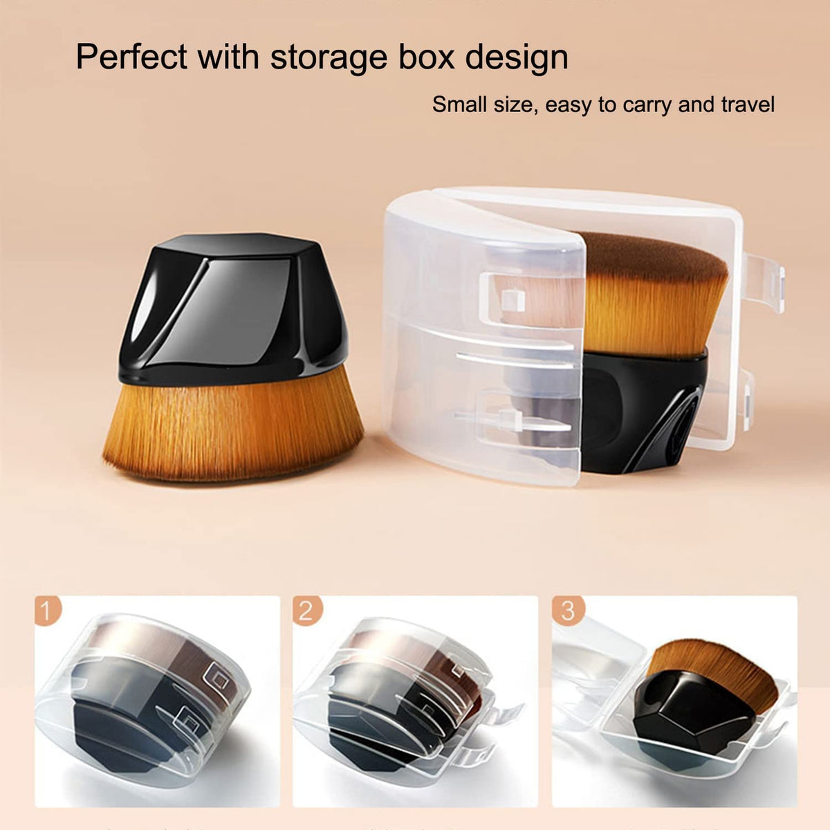PHOERA Full Coverage Foundation, Primer, Powder and Makeup Brush Set