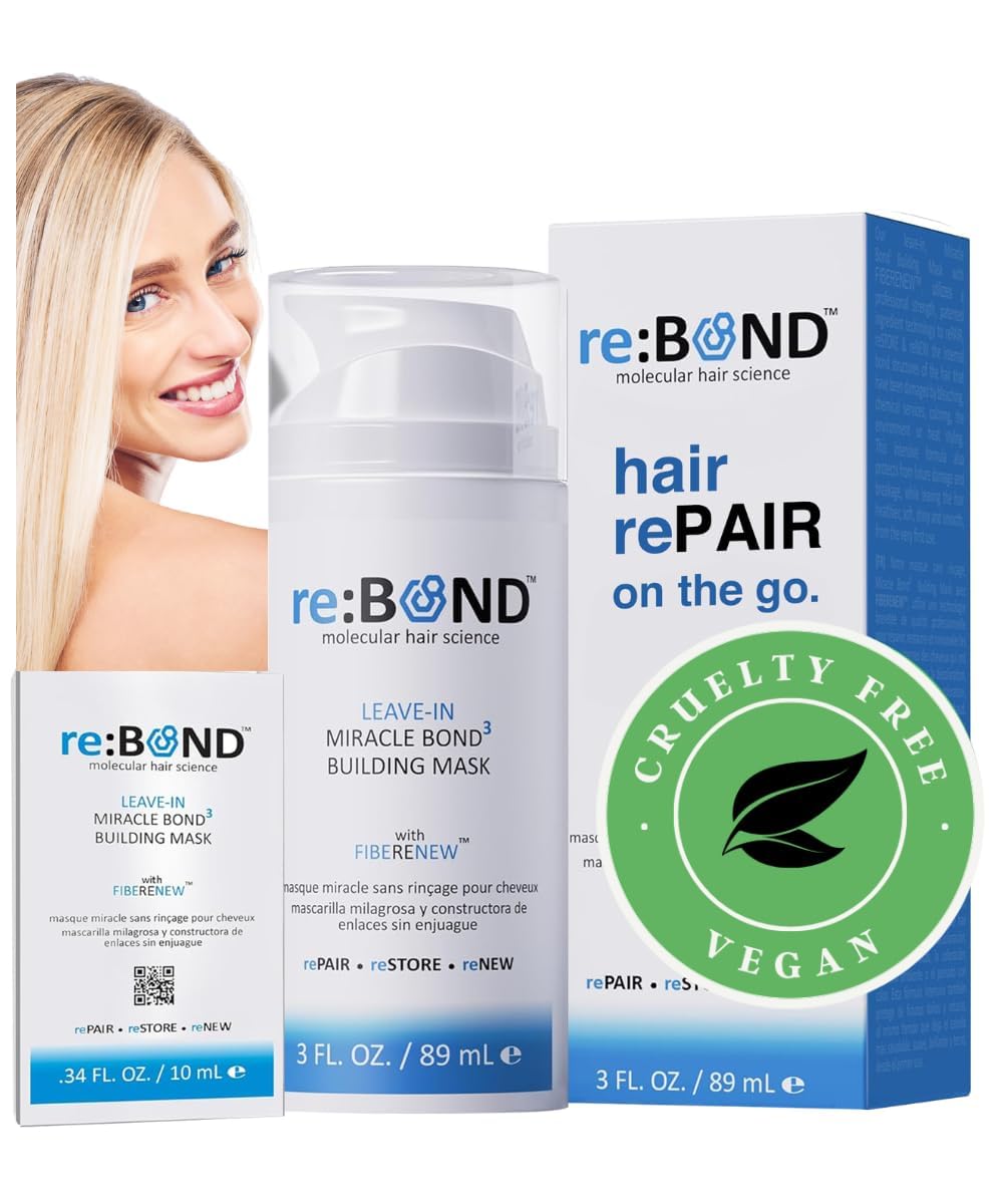 reBOND Leave-In Miracle Bond Building Hair Mask, 4-Minute Treatment