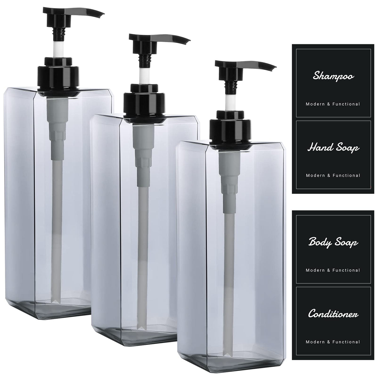 Refillable PET Pump Dispenser Bottles